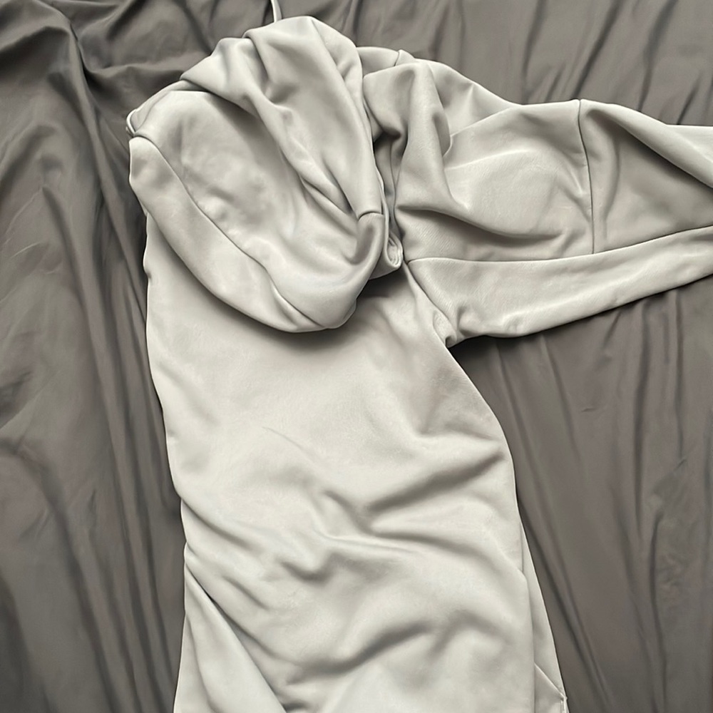 Adidas gray pullover hoodie